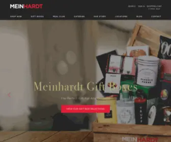 Meinhardt.com(Meinhardt Fine Foods) Screenshot