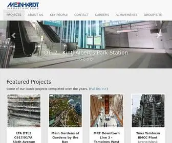 Meinhardtinfrastructure.com(Consulting Engineers) Screenshot
