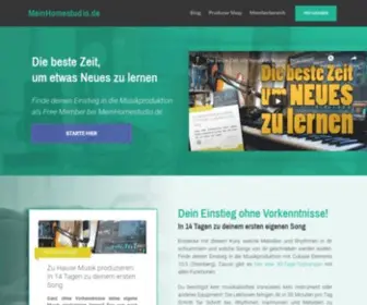 Meinhomestudio.de(Musikproduktion lernen) Screenshot