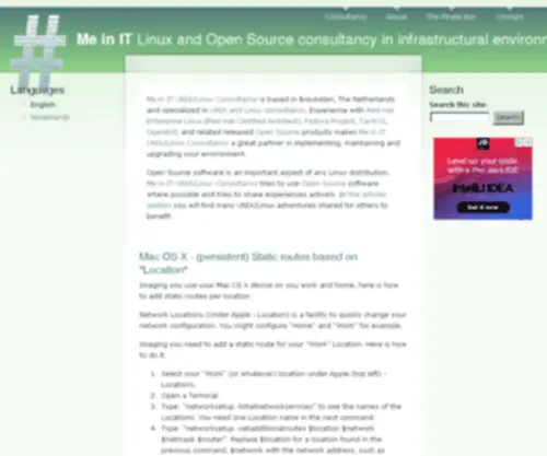 Meinit.nl(UNIX/Linux consultancy) Screenshot