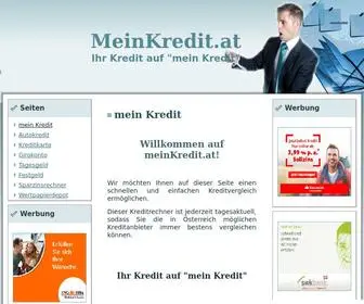 Meinkredit.at(Ihr Kredit auf mein Kredit) Screenshot