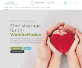 Meinmasseur.ch(Startseite) Screenshot