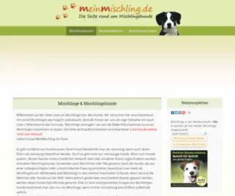 Meinmischling.de(Die Seite rund um Mischlinge bzw) Screenshot