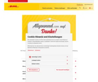 Meinpaket.com(Allyouneed.com sagt Danke) Screenshot