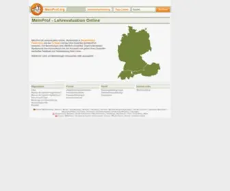 Meinprof.org(MeinProf) Screenshot