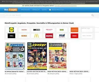 Meinprospekt.de(Aktuelle Prospekte und neue Angebote online) Screenshot