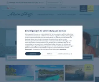 Meinschiff.com(TUI Cruises Mein Schiff) Screenshot