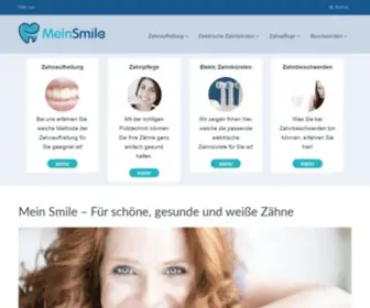 Meinsmile.com(Mein Smile: Das Portal für schöne) Screenshot