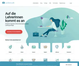 Meinunterricht.de(Unterrichtsmaterial & Arbeitsblätter online) Screenshot