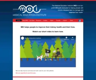 Mei.org(The Medical Education Institute) Screenshot