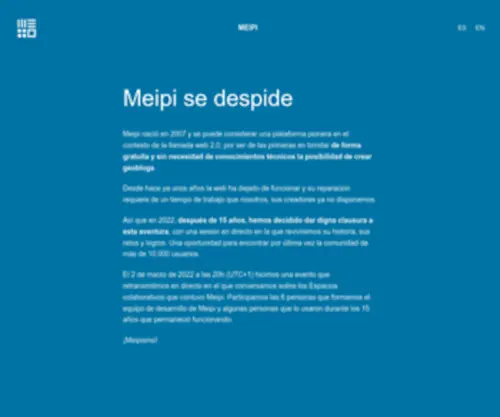 Meipi.org(Espacios colaborativos) Screenshot