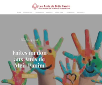 Meirpanim.fr(Meir Panim) Screenshot