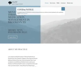 Meiselpsychnp.com(Meisel NP Psychiatry) Screenshot