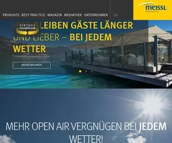 Meissl.com(Meissl Schirmbars) Screenshot