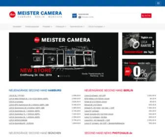 Meister-Camera.com(MEISTER CAMERA) Screenshot