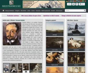 Meisterdrucke.it(Stampe artistiche) Screenshot