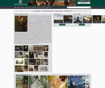 Meisterdrucke.uk(Art Prints) Screenshot