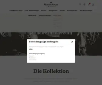 Meistersinger.net(MeisterSinger Die Einzeigeruhr) Screenshot