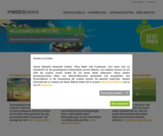 Meistro.de(Ihr Energiedienstleister für Unternehmen) Screenshot