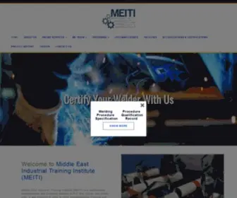 Meiti-Uae.com(MEITI Middle East Industrial Training Institute) Screenshot