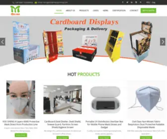 Meiyaprinting.com(Display Stand Manufacturer & Packaging Supplier) Screenshot