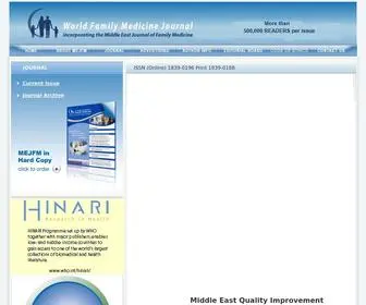 MejFM.com(Middle East Journal of Family Medicine) Screenshot