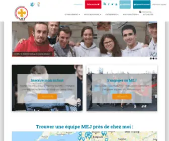 Mej.fr(Mouvement Eucharistique des Jeunes) Screenshot