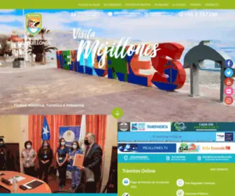 Mejillones.cl(Sitio oficial de la Ilustre Municipalidad de Mejillones) Screenshot