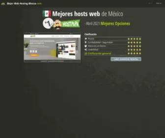 Mejor-Web-Hosting-Mexico.com(Reseña de Hospedaje Web) Screenshot