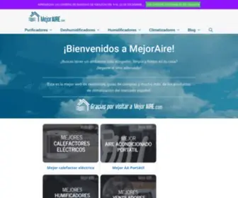 Mejoraire.com(Aire Puro Dentro de tu Hogar) Screenshot