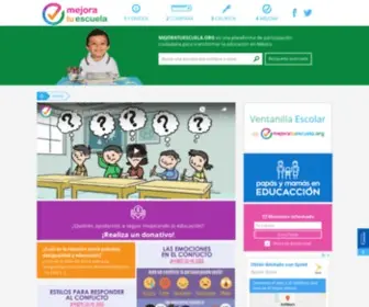 Mejoratuescuela.org(Mejora tu Escuela) Screenshot