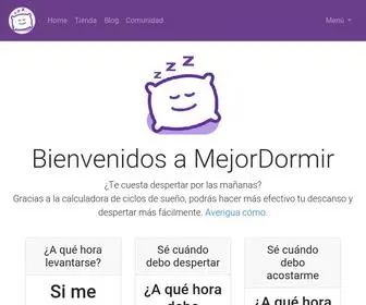 Mejordormir.com(Calculadora) Screenshot