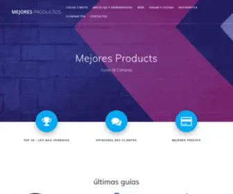 Mejores-Productos.info(Front Page) Screenshot