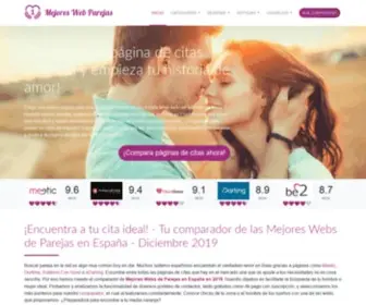 Mejores-Webs-Parejas.es(Top 5: paginas de citas para buscar pareja en España) Screenshot