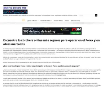 Mejoresbrokersweb.com(Mejores Brokers Web) Screenshot