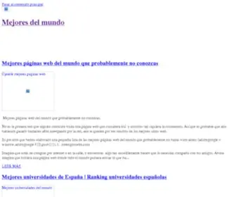 Mejoresdelmundo.com(Miquel Roman) Screenshot