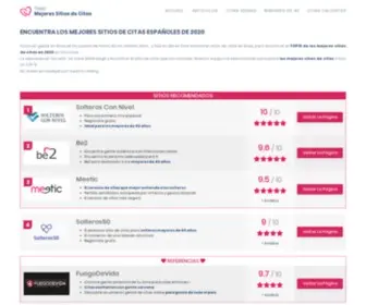 Mejoressitiosparaligar.com(Top10 de los mejores Sitios de Citas de 2021) Screenshot