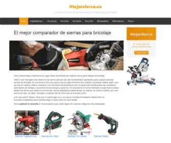 Mejorsierra.es(El mejor sitio comparador de sierras para bricolaje) Screenshot