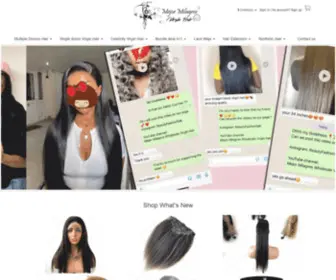 Mejorvirginhair.com(Mejor Milagros Wholesale Virgin Hair vendors Review China) Screenshot