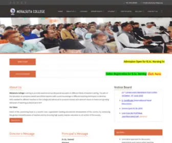 Mekalsutacollege.org(Mekalsuta College Dindori) Screenshot