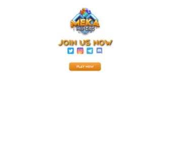 Mekaminers.com(MekaMiners starts as a play) Screenshot