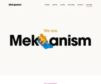 Mekanism.com(Mekanism Advertising Agency) Screenshot