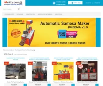 Mekfy.com(A Complete Industrial Shopping) Screenshot