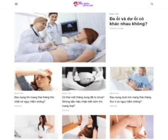 Mekheochamcon.com(Mẹ Khéo Chăm Con) Screenshot