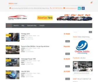 Mekinazone.com(Buy, Sale or Rent Car online in Ethiopia) Screenshot