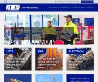Mekolec.com.au(Lifts, Fire, Electrical and Rail, Thackray Road, Port Melbourne) Screenshot