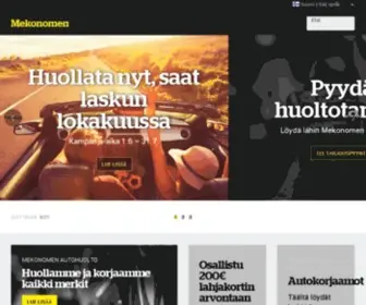 Mekonomen.fi(Autohuolto) Screenshot