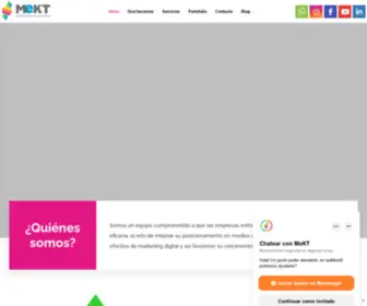 Mekt.com.mx(Marketing digital) Screenshot