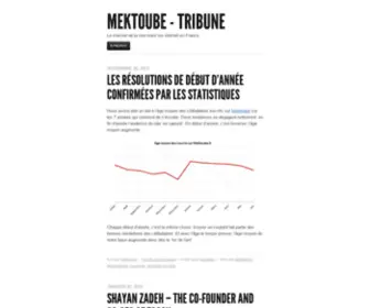 Mektoube-Tribune.fr(Mektoube) Screenshot