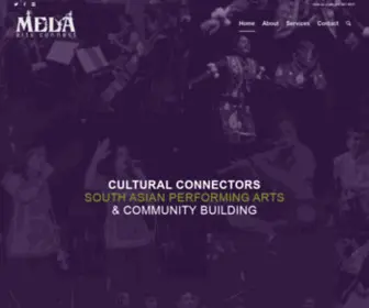 Melaartsconnect.com(Creative producer and cultural connector for South Asian performing arts) Screenshot